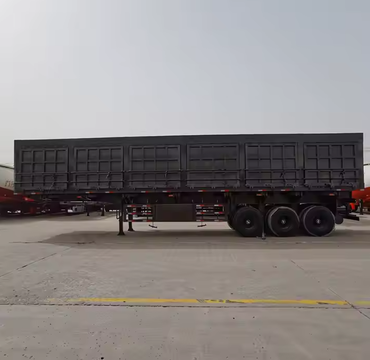 3 Axle Side Tipping Grain Transport Semi-Trailer 40T
