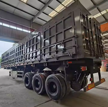 3 Axle Side Tipping Grain Transport Semi-Trailer 40T