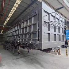 3 Axle Side Tipping Grain Transport Semi-Trailer 40T