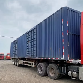 Agricultural Grain Side Tipper Dump Semi Trailer Truck, 3/4 Axle